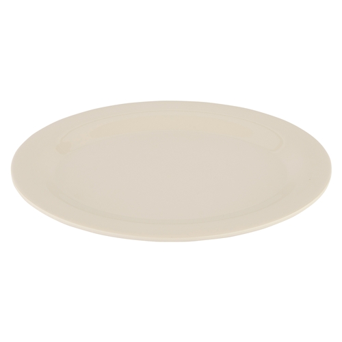 GET OP-950-DI Diamond Ivory 9.75" x 7.25" Oval Platter - 2 Doz