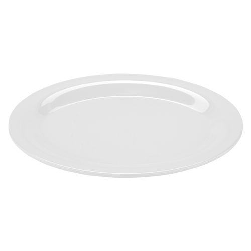 GET OP-950-DW Diamond White Melamine 9.75" x 7.25" Platter - 2 Doz