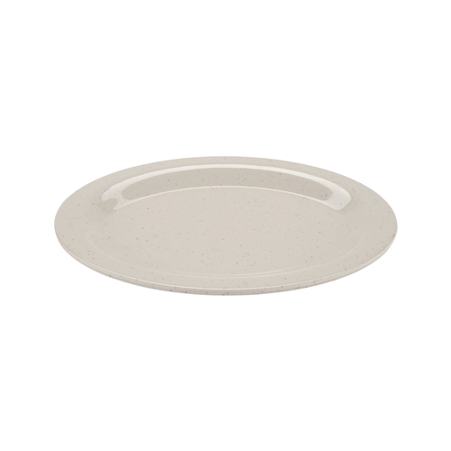 GET OP-950-IR Sante Fe White Melamine 9.75" x 7.25" Oval Platter - 2 Doz