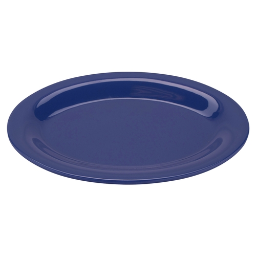 GET OP-950-PB Diamond Peacock Blue Melamine 9.75"x 7.25"Mardi Gras Platter