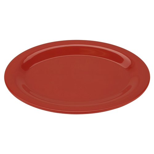 GET OP-950-RO Diamond Rio Orange Melamine 9.75" x 7.25" Mardi Gras Platter