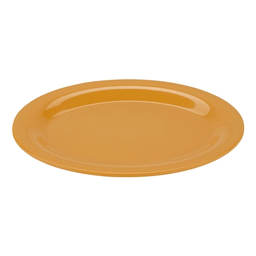 GET OP-950-TY Diamond Tropical Yellow Melamine 9.75" x 7.25" Oval Platter
