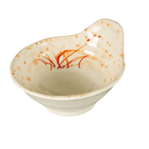 Yanco China OR-3601 Orchis Asian Pattern Melamine 8 oz. Soup Bowl - 8 Doz