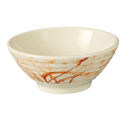 Yanco China OR-5704 Orchis Asian Pattern Melamine 7 oz. 4" dia. Side Dish- 6 Doz