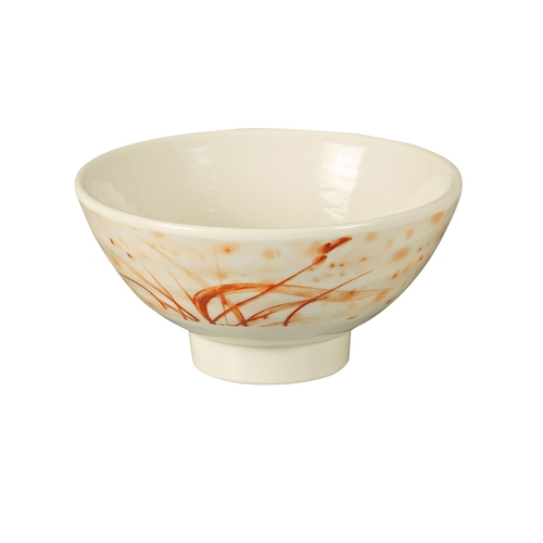 Yanco China OR-5706 Orchis Asian Pattern Melamine 16 oz. 6" dia. Soup Bowl-4 Doz