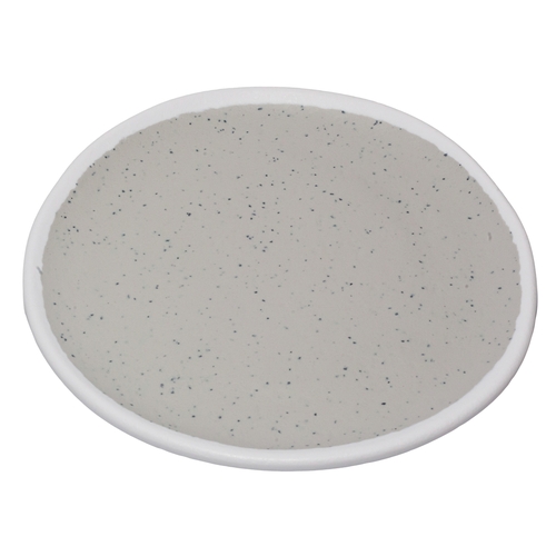 GET P-101-DVG Pottery Market Dove Gray Melamine 10.5" dia. Plate - 1 Doz
