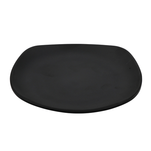 GET P-600-BK Nara Black Melamine 6" Square Side Dish - 2 Doz
