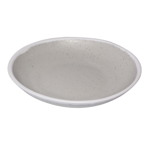 GET P-83-DVG Pottery Market Dove Gray Melamine 8.3" dia. Coupe Plate