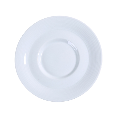 Yanco China PA-002 Paris Super White Porcelain 5.5" dia. Saucer - 3 Doz