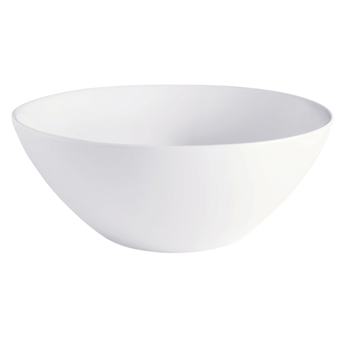 GET PA1101527512 Corona Actualite Bright White Porcelain 57.5 oz. Salad Bowl