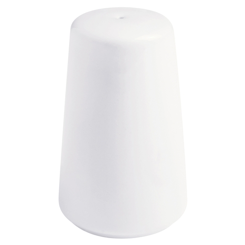 GET PA1101709912 Corona Actualite Bright White Porcelain 2.5oz. Pepper Shaker