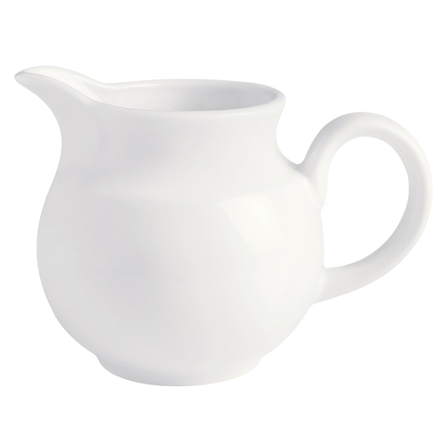 GET PA1101908412 Corona Actualite Bright White Porcelain 15.9 oz. Jug - 1 Doz