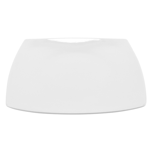 GET PA1101912812 Corona Asia Bright White Porcelain 10.6" Square Plate- 1 Doz