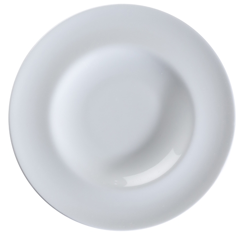 GET PA1101981724 Corona Gotas Bright White Porcelain 6.7" Dessert Plate-2 Doz