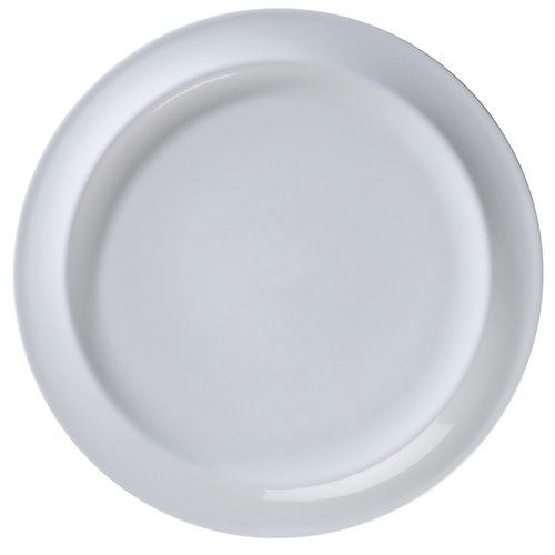GET PA1101982524 Corona Gotas Bright White Porcelain 10" dia. Plate - 2 Doz