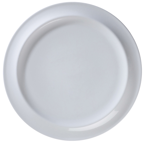 GET PA1101982724 Corona Gotas Bright White Porcelain 10.6" dia. Plate - 2 Doz