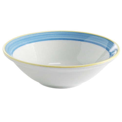 GET PA1601903224 Corona Calypso Blue Porcelain 15.5 oz. 7" dia. Bowl - 2 Doz