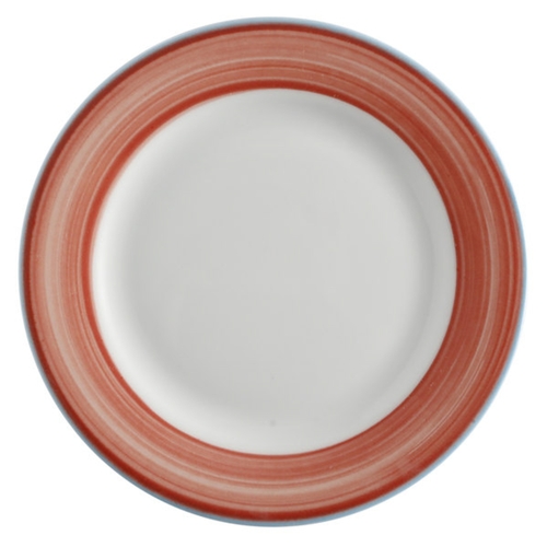 GET PA1602902324 Corona Calypso Coral Porcelain 9" dia. Rolled Edge Plate