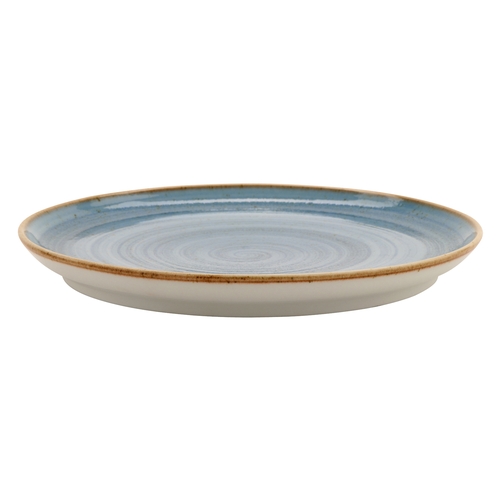 GET PA1604711724 Corona Artisan Blue Porcelain 7" dia. Coupe Plate - 2 Doz