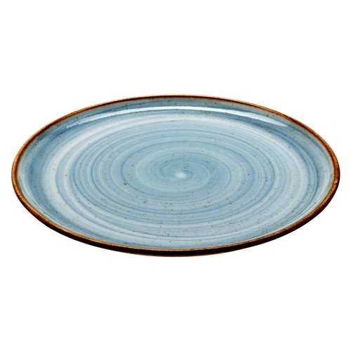 GET PA1604712324 Corona Artisan Blue Porcelain 9" dia. Coupe Plate - 2 Doz