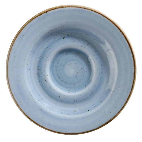 GET PA1604900324 Corona Artisan Blue Porcelain 6.5" dia. Tea Saucer - 2 Doz
