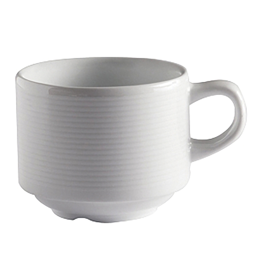 GET PA1647904324 Corona Celtic Porcelain 8.1 oz. Tea Cup w/ Handle - 2 Doz