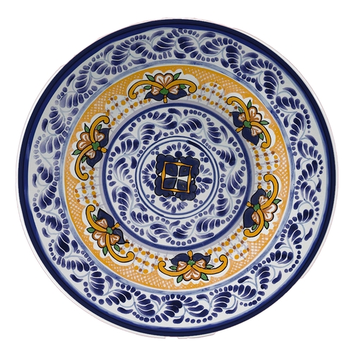 GET PA1677902912 Corona Zocalo A Porcelain 12.25" dia. Plate - 1 Doz