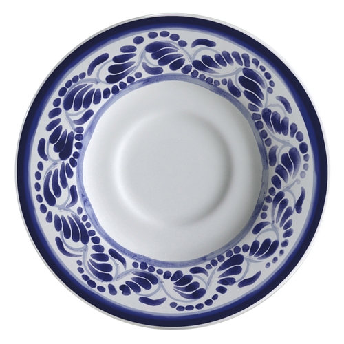GET PA1678900324 Corona Zocalo B Porcelain 6.5" dia. Bouillon Saucer - 2 Doz