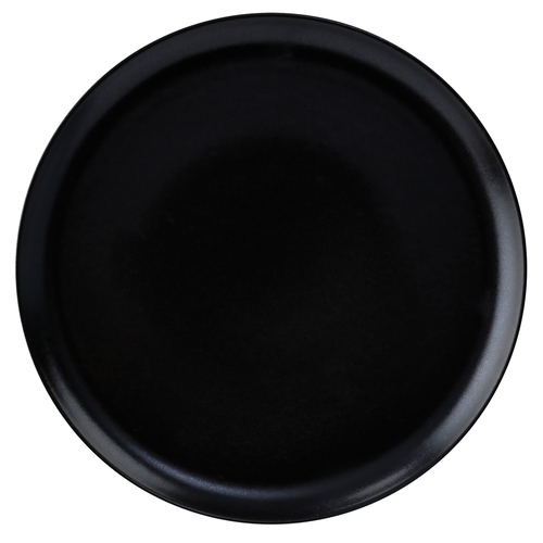 GET PA1941711724 Corona Cosmos Pluto Black Porcelain 7" dia. Coupe Plate 
