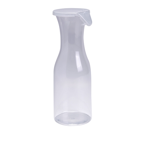 Yanco China PC-046 SAN Plastic Clear 46 oz. Wine Decanter w/ Lid - 1 Doz