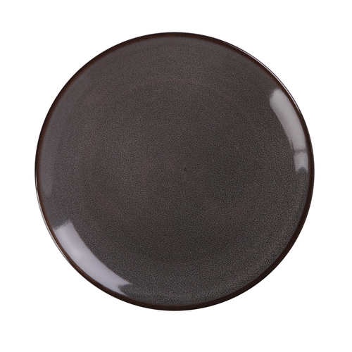 Yanco China PK-107 Peocock Grey Porcelain 7.25" dia. Coupe Plate - 3 Doz