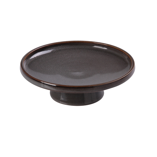 Yanco China PK-609 Peocock Grey Porcelain 9" dia. Dessert Plate - 1 Doz