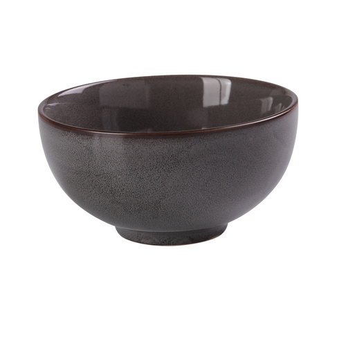 Yanco China PK-706 Peocock Grey Porcelain 25 oz. 6" dia. Nappie Bowl - 3 Doz