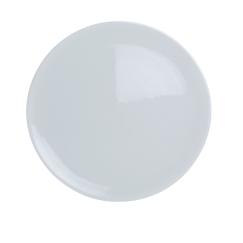 Yanco China PP-214 Accessories White Porcelain 14" dia. Flat Pizza Plate- 1 Doz