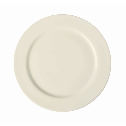 GET PP1100701524 Corona Americana Off White Porcelain 7" dia. Plate - 2 Doz