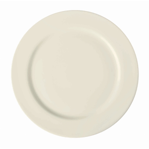 GET PP1100702224 Corona Americana Off White Porcelain 9" dia. Plate - 2 Doz