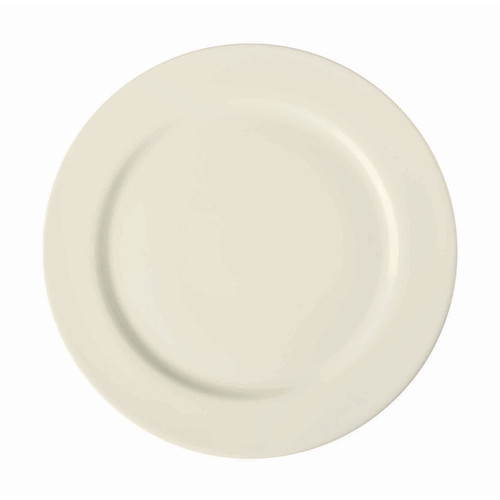 GET PP1100902912 Corona Americana Off White Porcelain 12.25" dia. Plate-1 Doz