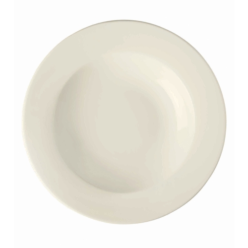 GET PP1100903912 Corona Americana Off White Porcelain 18.8 oz. Pasta Bowl