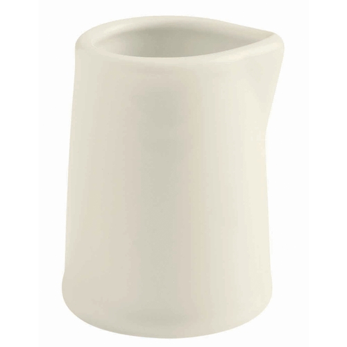 GET PP1100909224 Corona Americana Off White Porcelain 3 oz. Creamer - 2 Doz