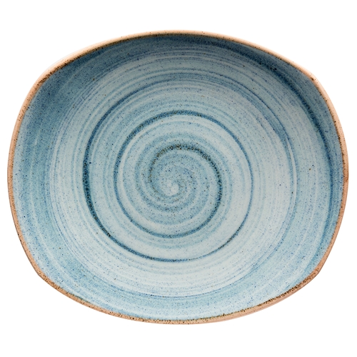 GET PP1604722024 Corona Artisan Blue Porcelain 7.5" dia. Rolled Edge Plate