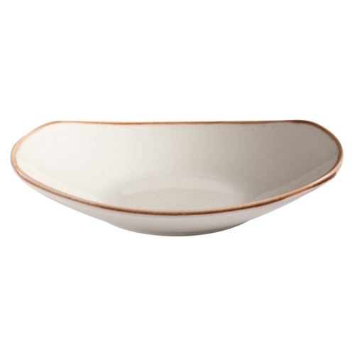 GET PP1605723224 Corona Artisan Beige Porcelain 10.3 oz. Rolled Edge Bowl