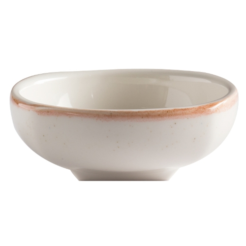 GET PP1605725124 Corona Artisan Beige Porcelain 3.8 oz. Rolled Edge Bowl