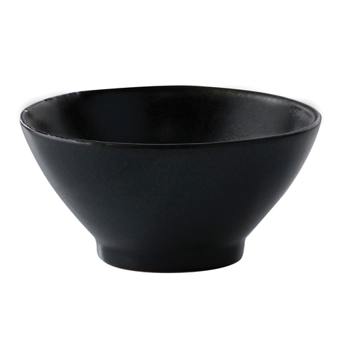GET PP1941924524 Corona Cosmos Pluto Black Porcelain 11 oz. Bouillon Cup