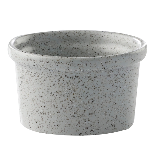 GET PP1944807224 Corona Cosmos Moon Grey Porcelain 3.4 oz. Ramekin - 2 Doz