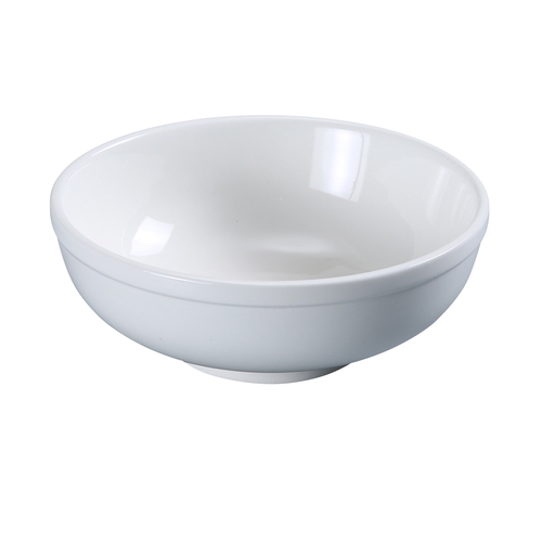 Yanco China PS-15 Piscataway White Porcelain 12 oz. 5" dia. Nappie Bowl- 3 Doz