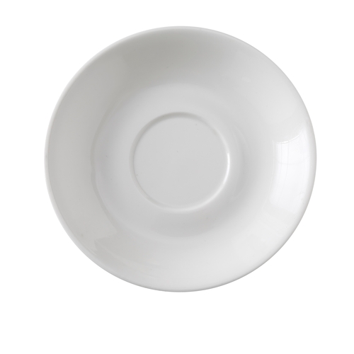 Yanco China PS-2 Piscataway White Porcelain 5.5" dia. Saucer - 3 Doz