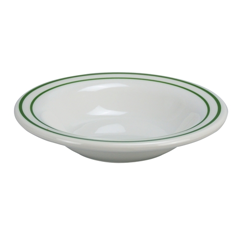 Yanco China PT-305 Pine Tree Green/Beige Melamine 3.5 oz. Fruit Bowl - 4 Doz