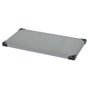 Quantum Food Service 2142SS 42x21 304 Stainless Steel Solid Shelf