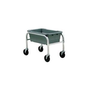 Quantum Food Service TR1-2516-8GY 19" Aluminum Mobile Tub Rack 