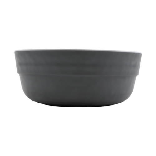 GET RB-2-15-WM/GRM Roca Balance White/Grey Melamine 15 oz. Soup Bowl - 2 Doz